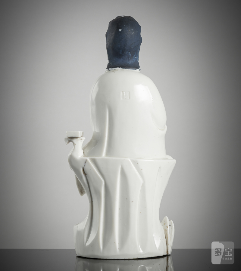 A dehua figure of a Guanyin and child - 图3
